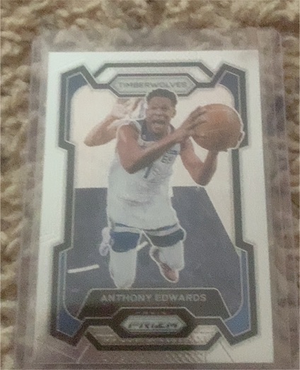 2023-24 Panini Prizm #108 Anthony Edwards — front