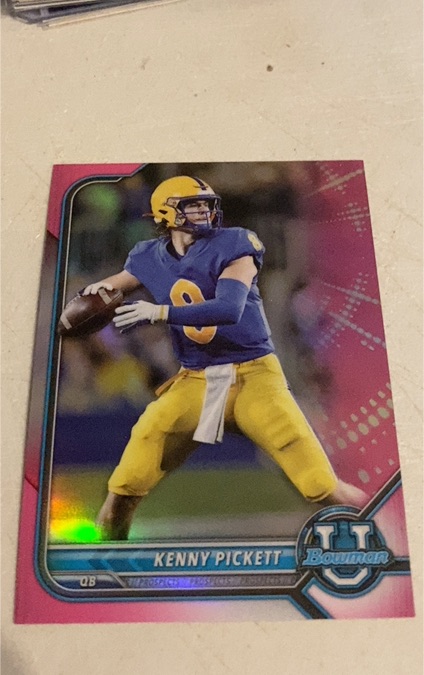 2022 Bowman University #91 Kenny Pickett — front