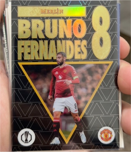 2024-25 Topps Merlin 30th Anniversary #M95-15 Bruno Fernandes — front
