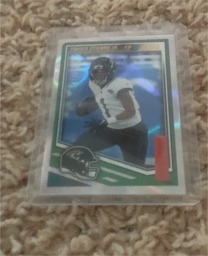 2025 Panini Score #222 Travis Etienne Jr. — front