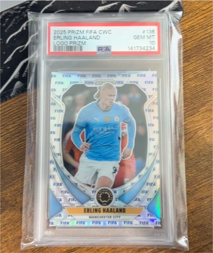 2025 Prizm FIFA CWC #136 Erling Haaland — front