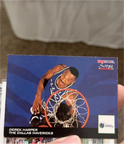 1993-94 NBA Hoops Scoops #HS6 Derek Harper — front