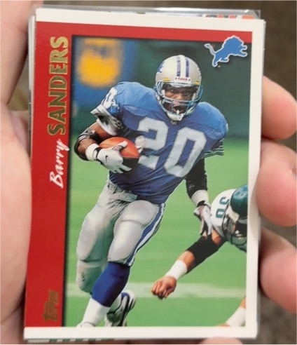 1997 Topps #290 Barry Sanders — front