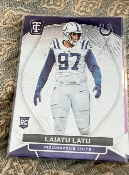 2024 Panini Totally Certified #156 Laiatu Latu — front