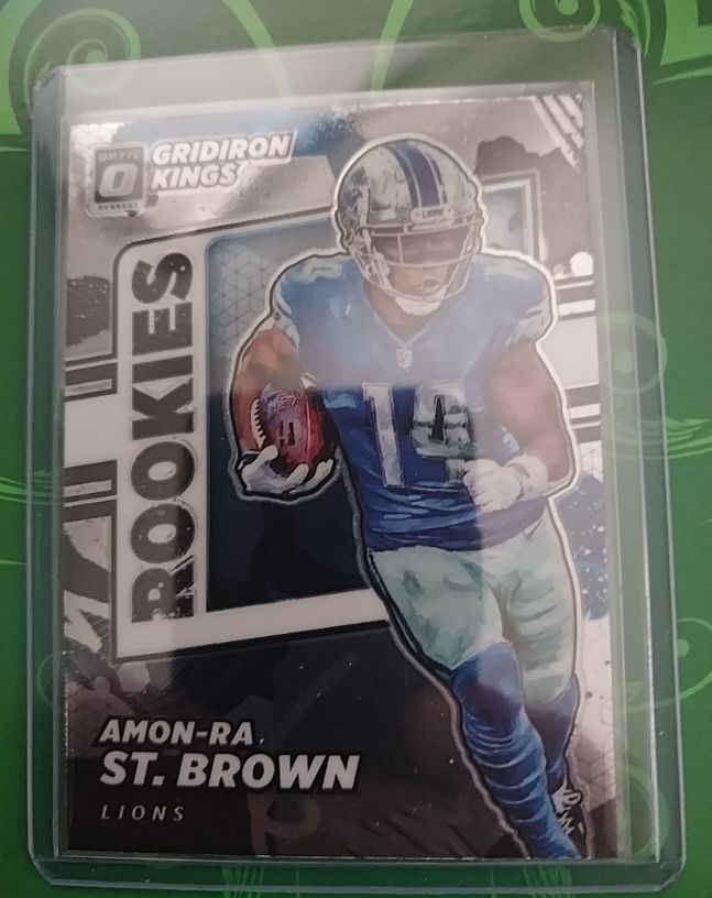 2021 Donruss Optic Gridiron Kings Rookies #RGK-17 Amon-Ra St. Brown — front