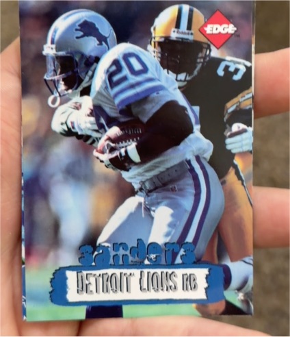 1996 Collector's Edge #78 Barry Sanders — front