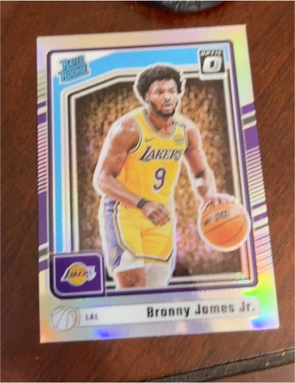 2024-25 Donruss Optic #282 Bronny James Jr. — front