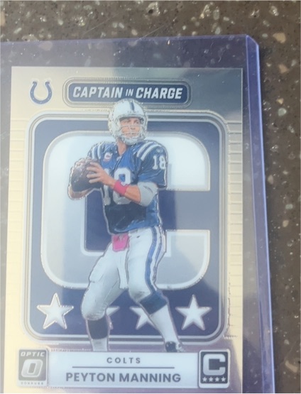 2025 Panini Donruss Optic #9 Peyton Manning Captain In Charge — front
