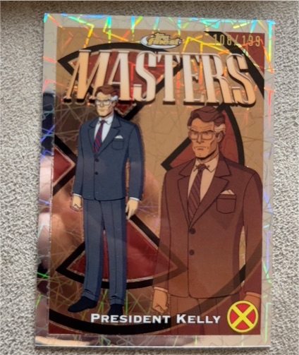 2025 Topps Finest X-Men '97 #38 President Kelly — front