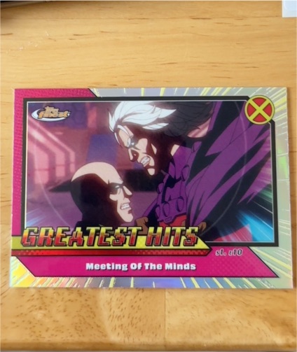 2025 Topps Finest X-Men '97 Greatest Hits #GH-19 Meeting of the Minds — front