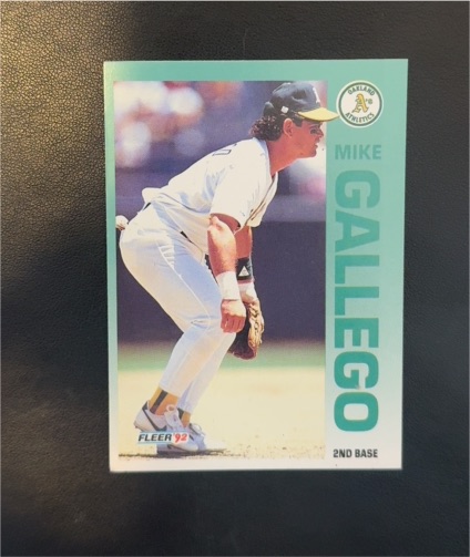 1992 Fleer #256 Mike Gallego — front