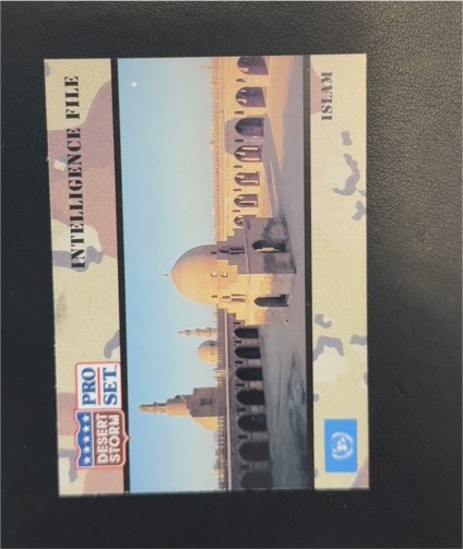 1991 Pro Set Desert Storm #137 Islam — front
