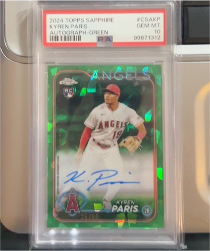 2024 Topps Sapphire #CSAKP Kyren Paris — front