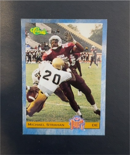 1993 Classic Draft Picks #58 Michael Strahan — front