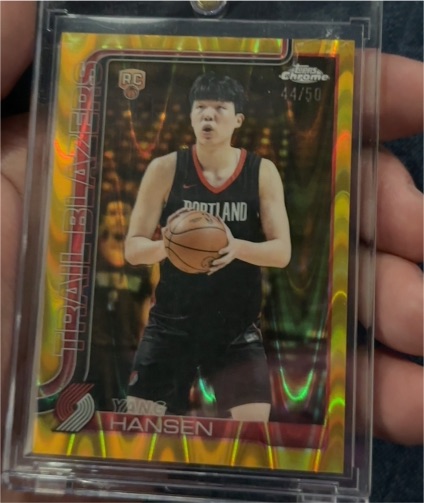 2025-26 Topps Chrome #266 Yang Hansen — front
