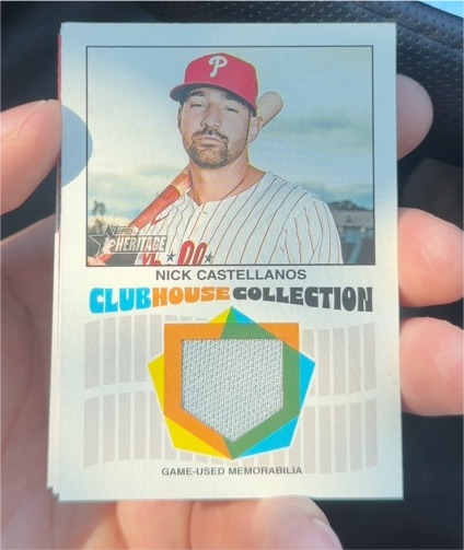 2026 Topps Heritage #CCR-NC Nick Castellanos — front
