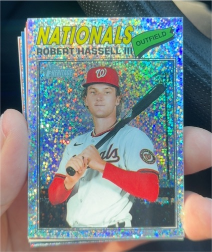 2026 Topps Heritage #50 Robert Hassell III — front