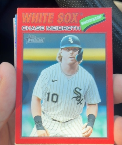 2026 Topps Heritage #298 Chase Meidroth — front