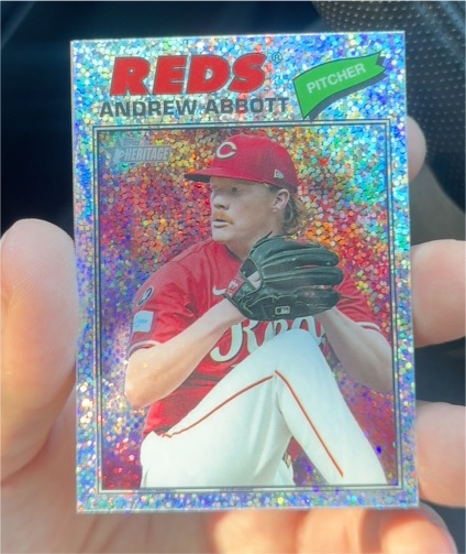 2025 Topps Heritage Chrome #469 Andrew Abbott — front