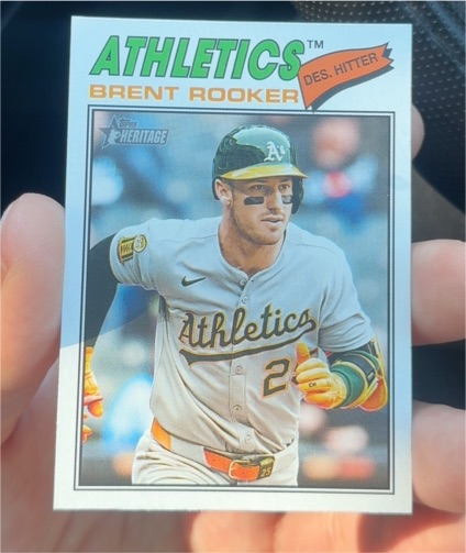 2026 Topps Heritage #103 Brent Rooker — front