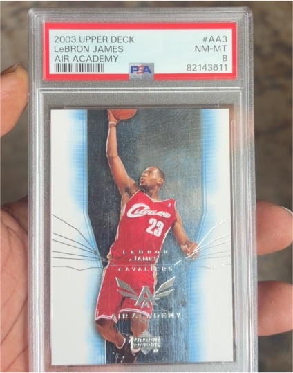 2003 Upper Deck Air Academy #AA3 LeBron James — front