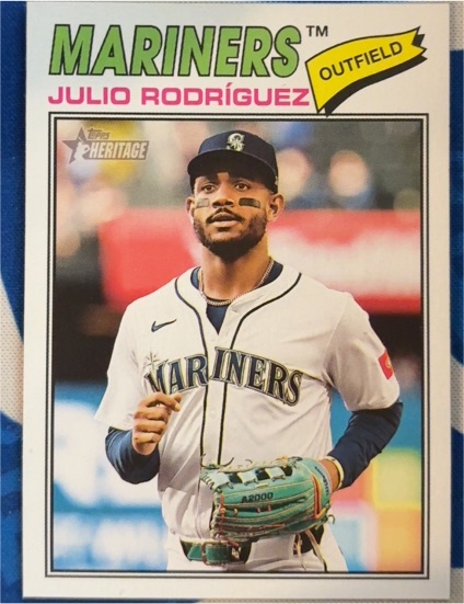 2026 Topps Heritage #240 Julio Rodríguez — front