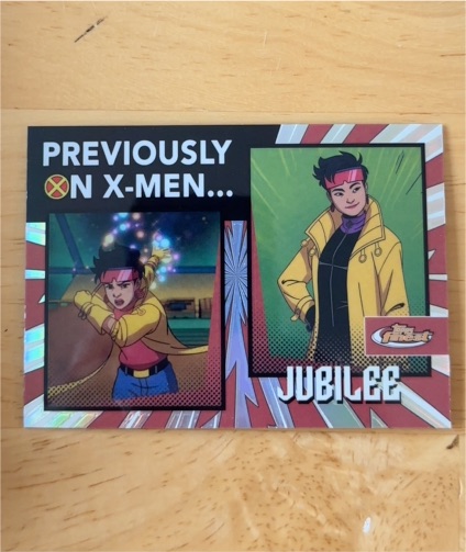 2025 Topps Finest X-Men '97 #PO-4 Jubilee Previously On X-Men — front