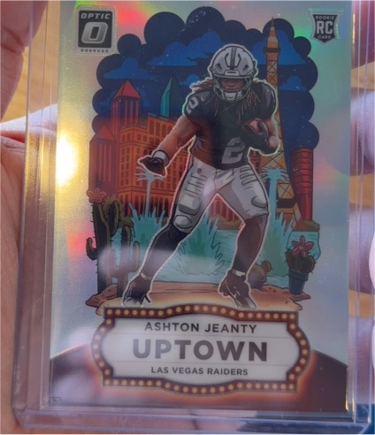 2025 Panini Donruss Optic #2 Ashton Jeanty Uptown — front