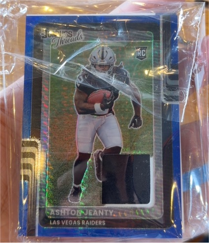 2025 Panini Donruss Optic Donruss Threads #DTBH-AJY Ashton Jeanty — front