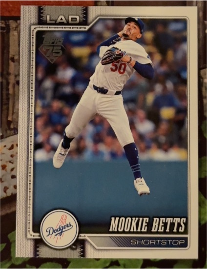 2026 Topps Series 1 #41 Mookie Betts Los Angeles Dodgers — front