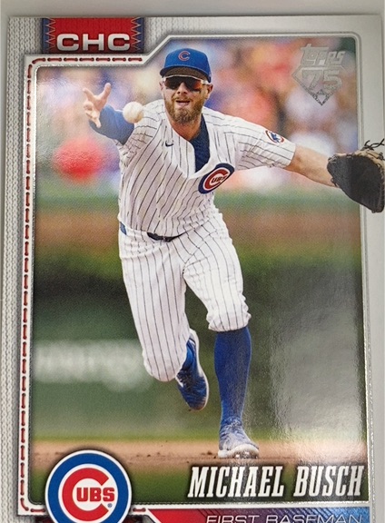 2026 Topps Series 1 #348 Michael Busch — front