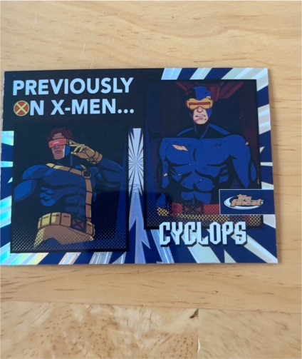 2025 Topps Finest X-Men '97 #PO-2 Cyclops Previously On X-Men — front
