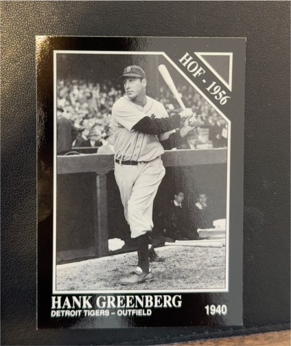 1991 Conlon Collection TSN #14 Hank Greenberg — front