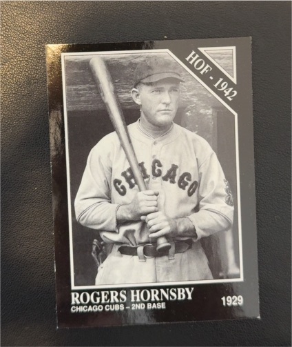 1991 The Sporting News Conlon Collection #1 Rogers Hornsby — front