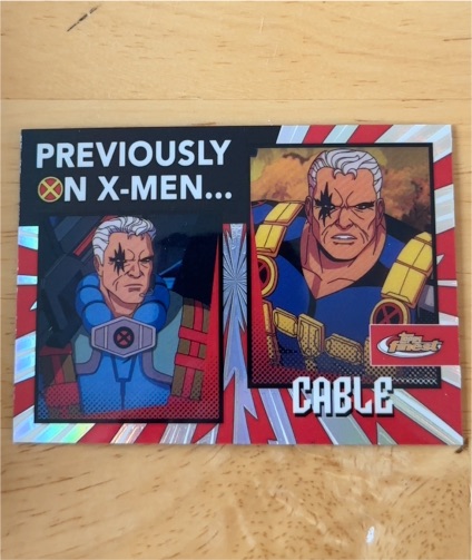 2025 Topps Finest X-Men '97 #PO-10 Cable Previously On X-Men — front