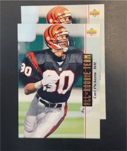 1993 Upper Deck #35 Carl Pickens All-Rookie Team Cincinnati Bengals — front