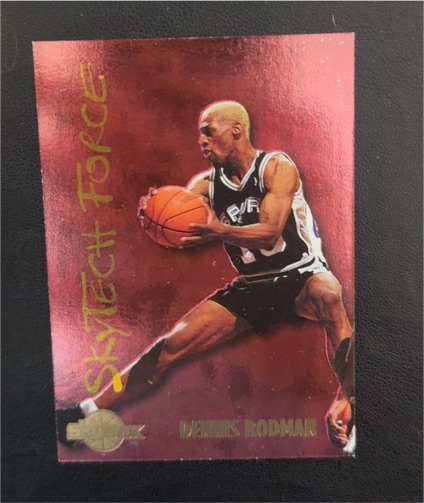 1994-95 SkyBox Premium #SF26 Dennis Rodman SkyTech Force — front