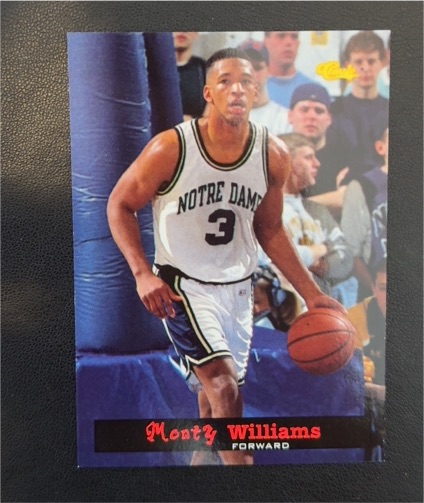 1994 Classic Draft #26 Monty Williams — front