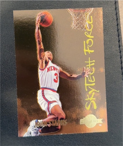 1994-95 Skybox SkyTech Force #SF28 John Starks — front