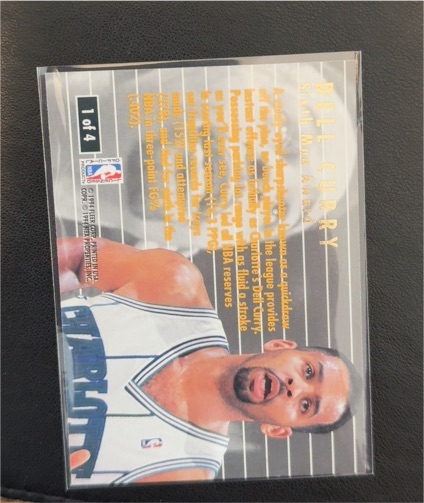 1994-95 Fleer NBA Award Winner #1 Dell Curry — front