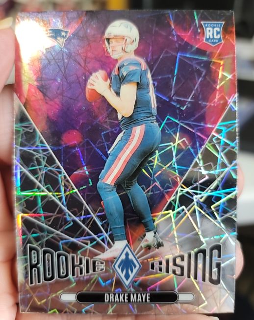 2024 Panini Phoenix Rookie Rising #RR-DME Drake Maye — front