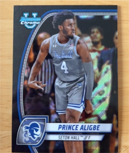 2024 Bowman Chrome University #82 Prince Aligbe — front