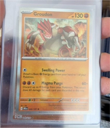2023 Pokémon SV: Prismatic Evolutions #049 Groudon — front
