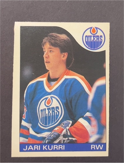 1985-86 O-Pee-Chee #155 Jari Kurri Edmonton Oilers — front