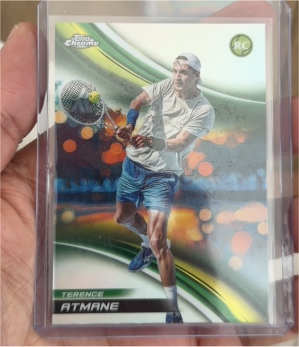 2025 Topps Chrome Tennis #175 Terence Atmane — front