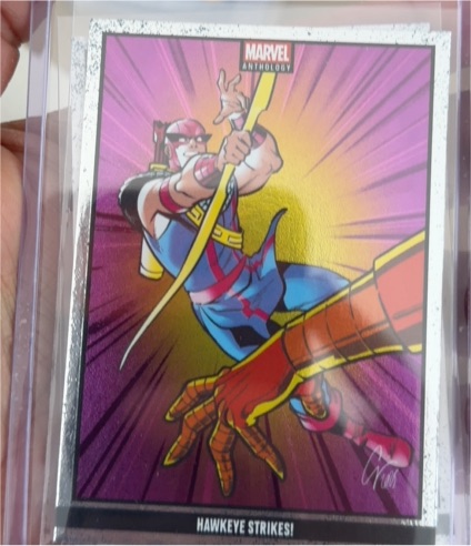 2025 Panini Marvel Anthology #5 Hawkeye Strikes! — front