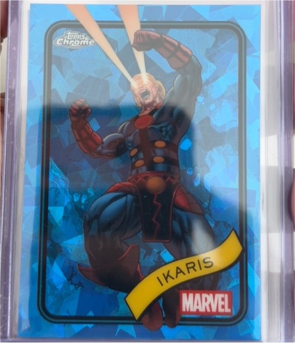 2025 Topps Chrome Marvel Sapphire #76 Ikaris — front