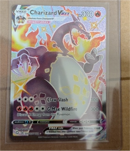 2021 Pokémon Shining Fates #SV107 Charizard VMAX — front