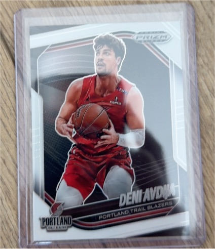 2024-25 Panini Prizm Black #78 Deni Avdija — front