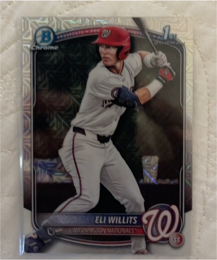 2025 Bowman Draft Chrome #BDC-1 Eli Willits — front